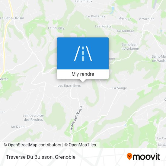 Traverse Du Buisson plan
