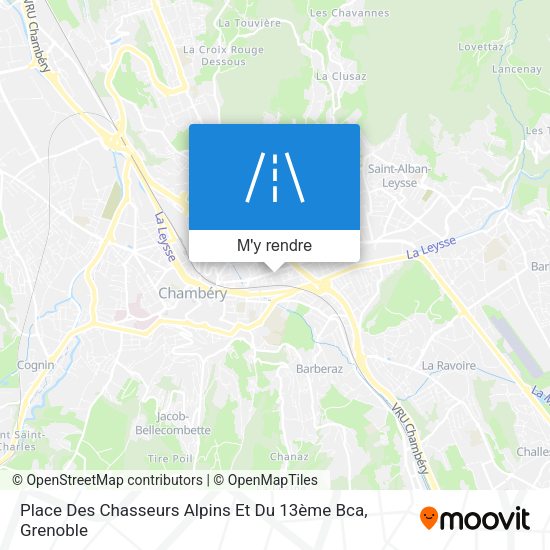 Place Des Chasseurs Alpins Et Du 13ème Bca plan