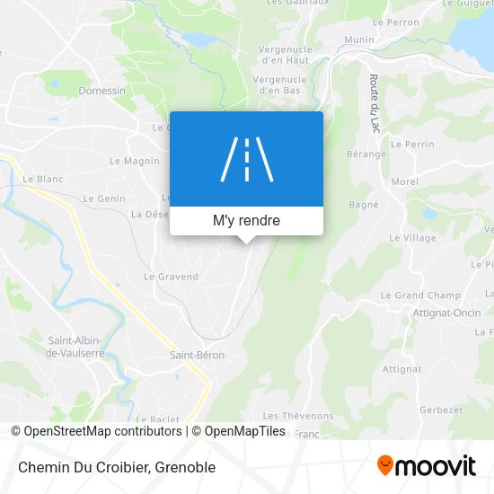Chemin Du Croibier plan
