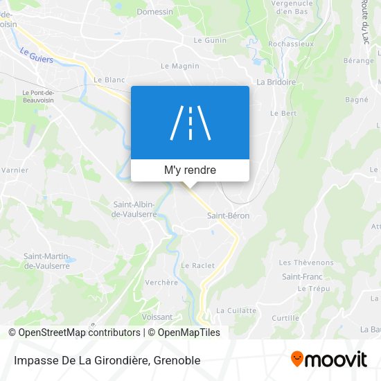 Impasse De La Girondière plan
