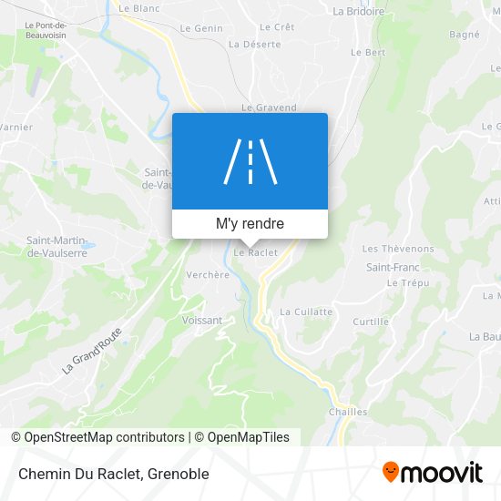 Chemin Du Raclet plan