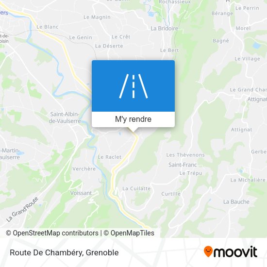 Route De Chambéry plan
