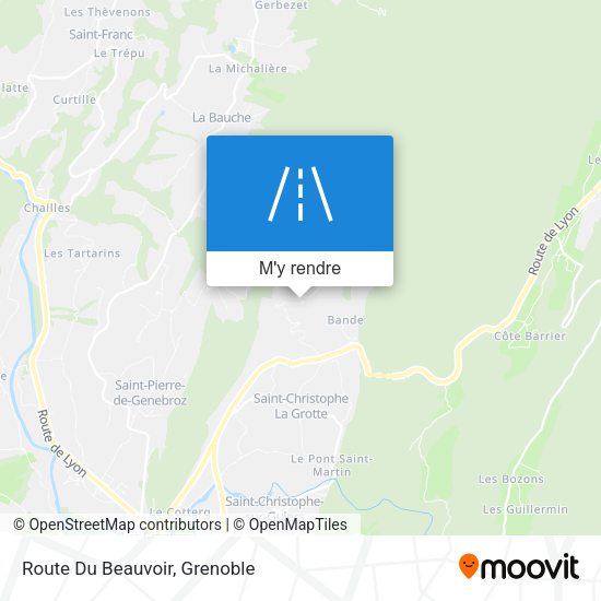 Route Du Beauvoir plan