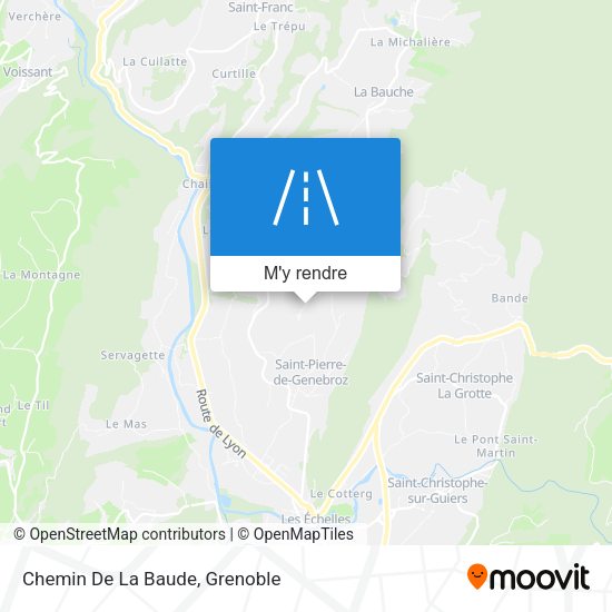 Chemin De La Baude plan