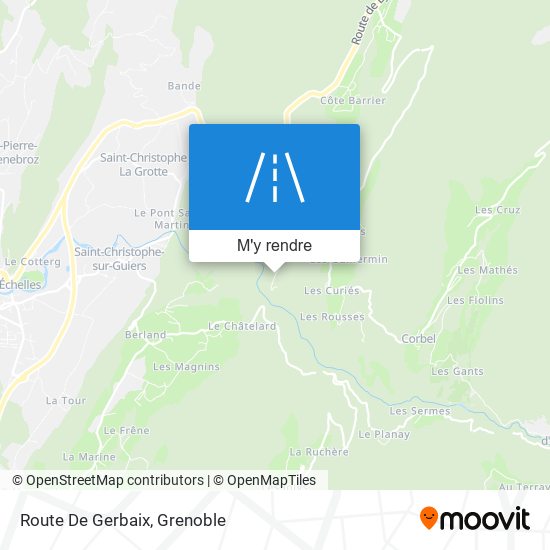 Route De Gerbaix plan