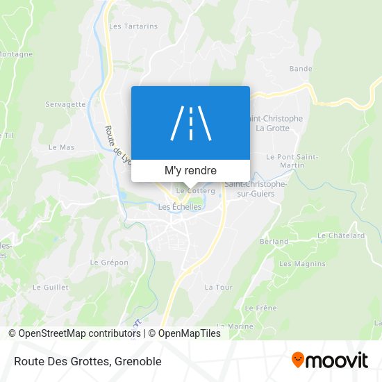 Route Des Grottes plan