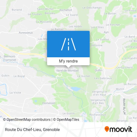 Route Du Chef-Lieu plan
