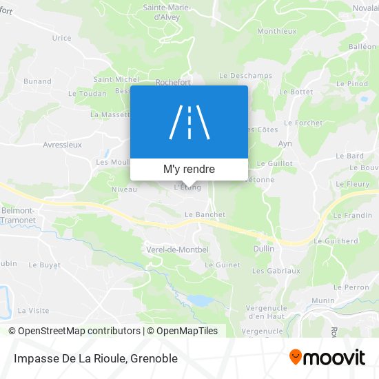 Impasse De La Rioule plan