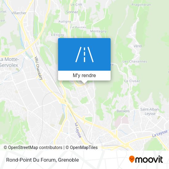 Rond-Point Du Forum plan