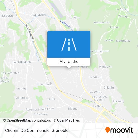 Chemin De Commenèle plan