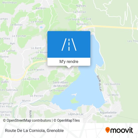 Route De La Corniola plan