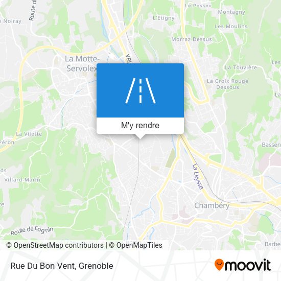 Rue Du Bon Vent plan