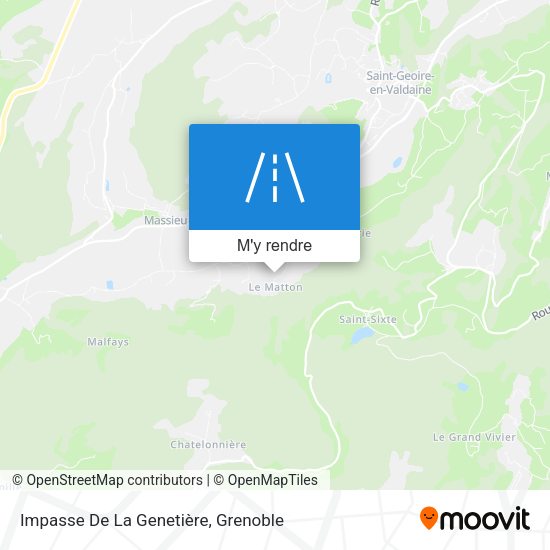 Impasse De La Genetière plan