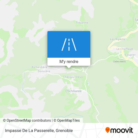 Impasse De La Passerelle plan