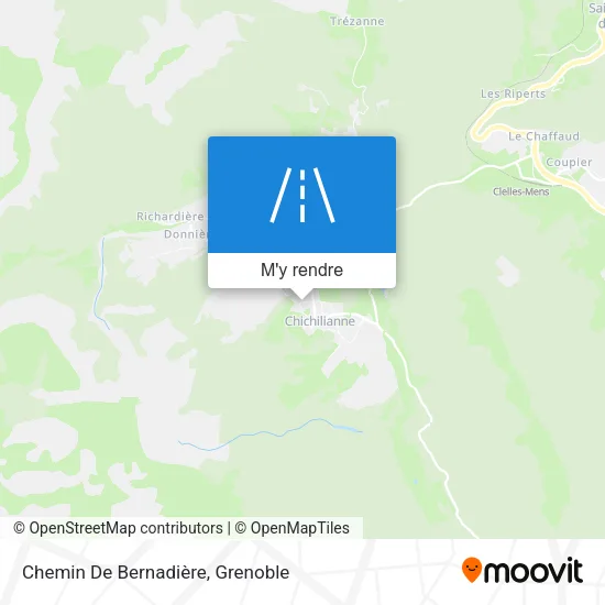 Chemin De Bernadière plan