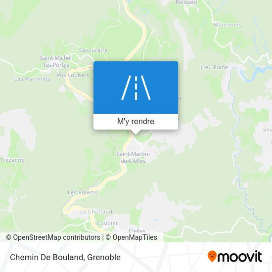 Chemin De Bouland plan