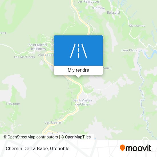Chemin De La Babe plan
