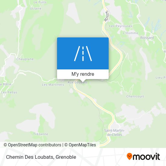 Chemin Des Loubats plan