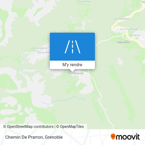 Chemin De Prarron plan