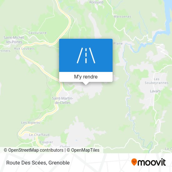 Route Des Scées plan