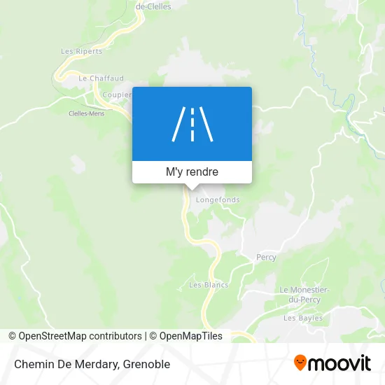 Chemin De Merdary plan