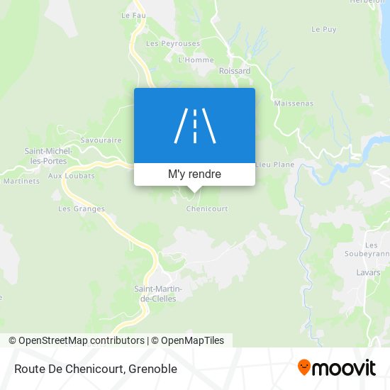 Route De Chenicourt plan