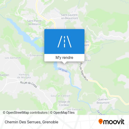 Chemin Des Serrues plan