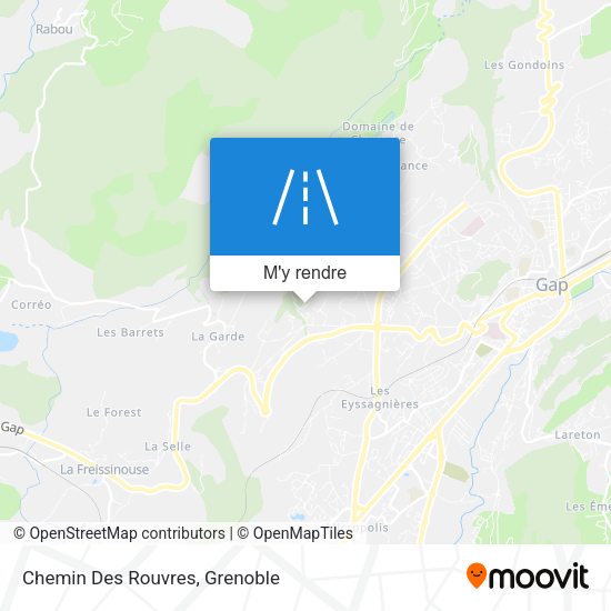 Chemin Des Rouvres plan