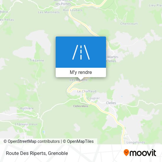 Route Des Riperts plan