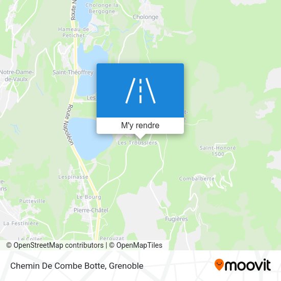 Chemin De Combe Botte plan