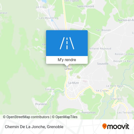 Chemin De La Jonche plan