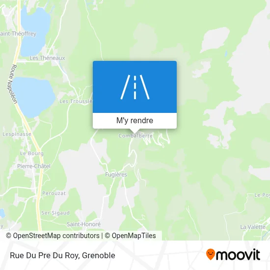 Rue Du Pre Du Roy plan