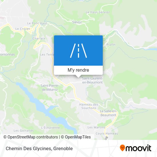 Chemin Des Glycines plan