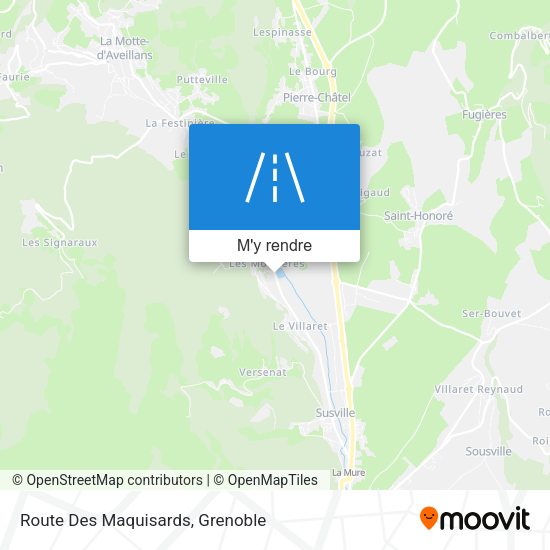 Route Des Maquisards plan