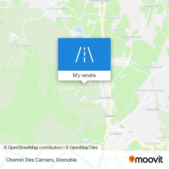 Chemin Des Carriers plan