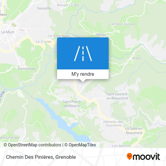 Chemin Des Pinières plan