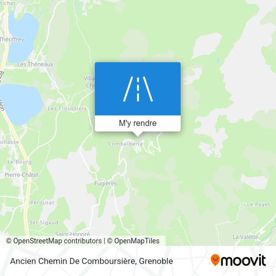 Ancien Chemin De Comboursière plan