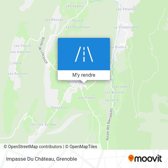 Impasse Du Château plan
