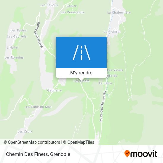 Chemin Des Finets plan