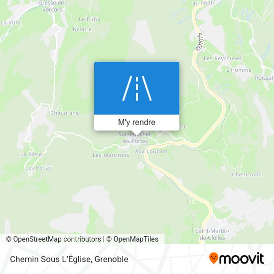 Chemin Sous L’Église plan