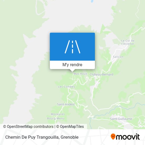 Chemin De Puy Trangouilla plan
