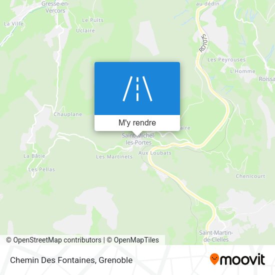 Chemin Des Fontaines plan
