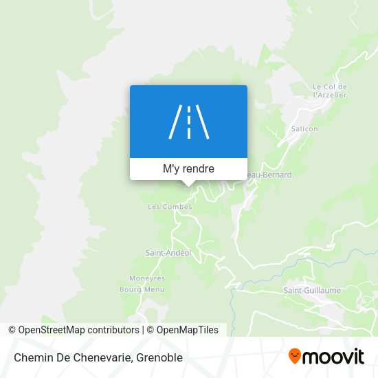 Chemin De Chenevarie plan