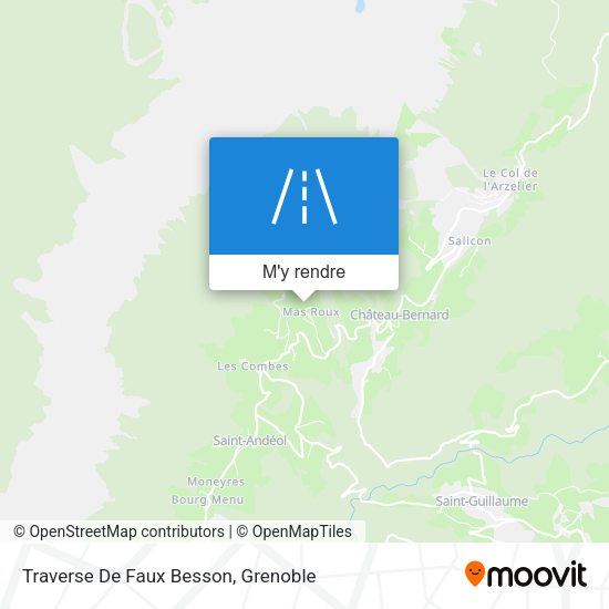 Traverse De Faux Besson plan