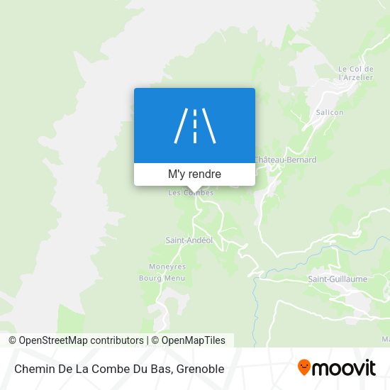 Chemin De La Combe Du Bas plan