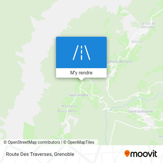 Route Des Traverses plan