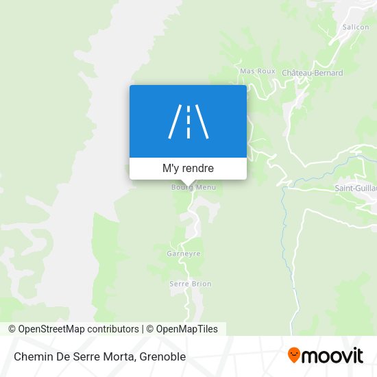 Chemin De Serre Morta plan