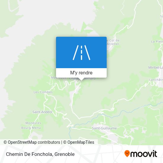 Chemin De Fonchola plan