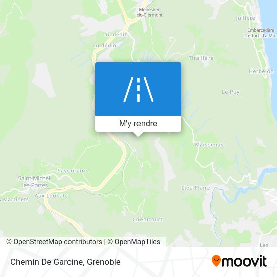 Chemin De Garcine plan