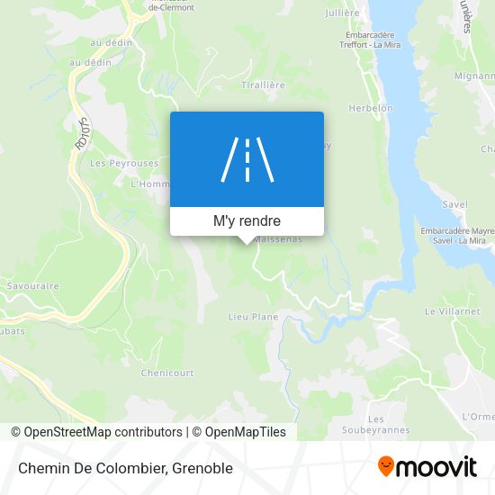 Chemin De Colombier plan
